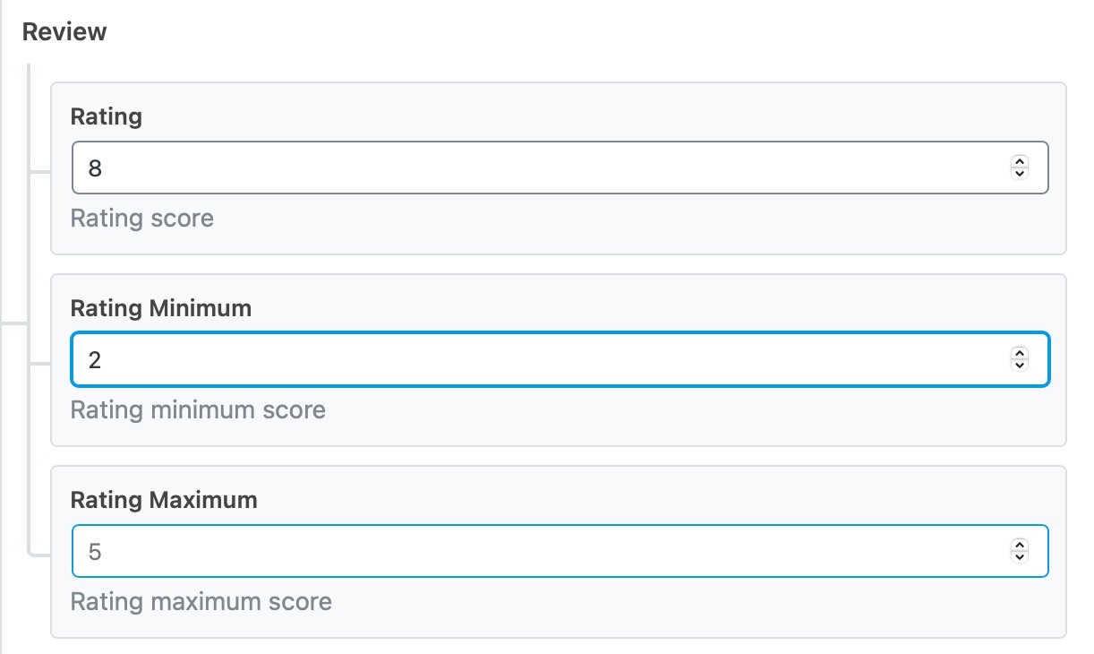 Review section