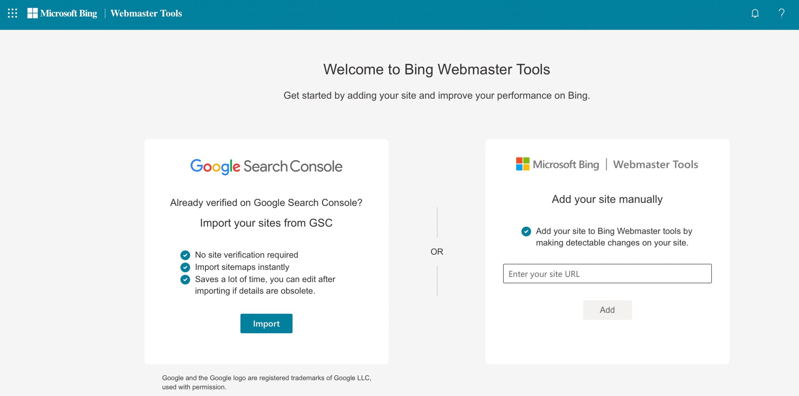 Create a Bing account