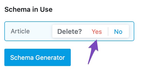 Delete Schema From Rank Math