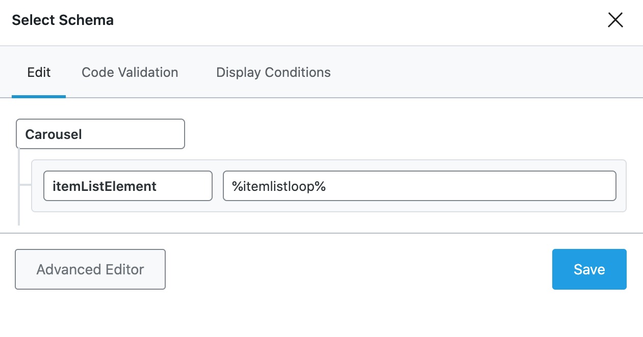 Editing Carousel Schema with Rank Math