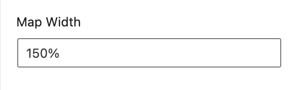 Map Width