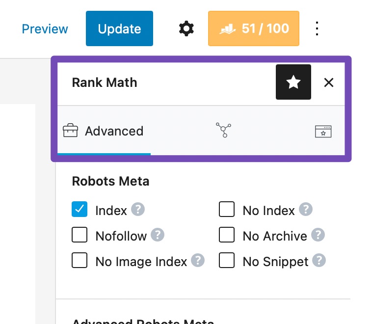 On-Page General Settings disabled.