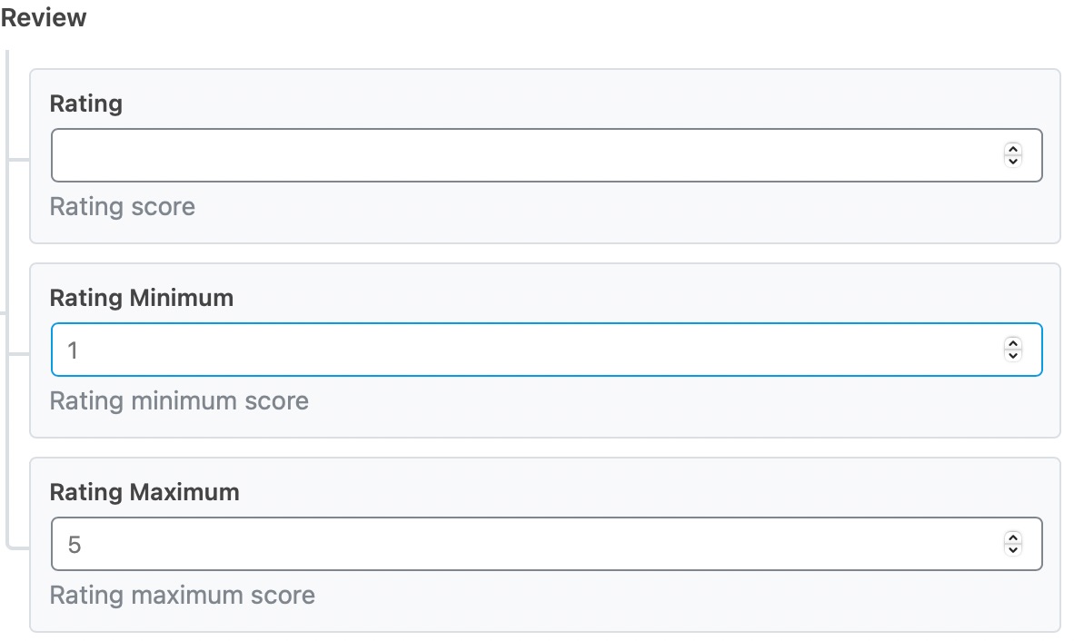 Rating Field