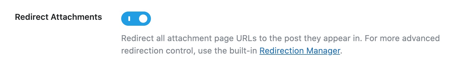 Redirect Attachments with Rank Math