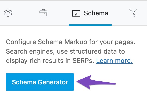 Open The Schema Generator In Rank Math