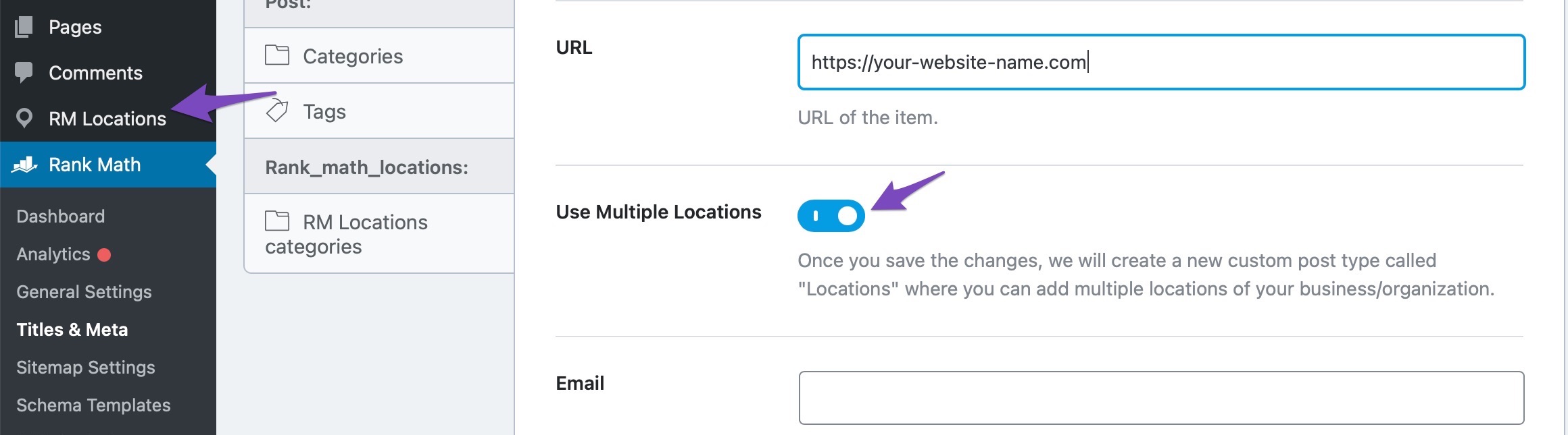 Enable Use Multiple Locations option