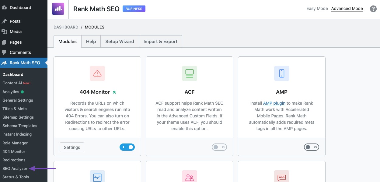 Visit SEO Analyzer