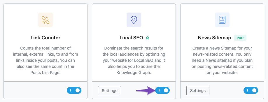 Enable Local SEO module