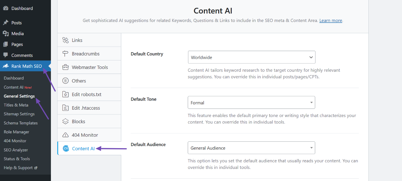 Head to Content AI