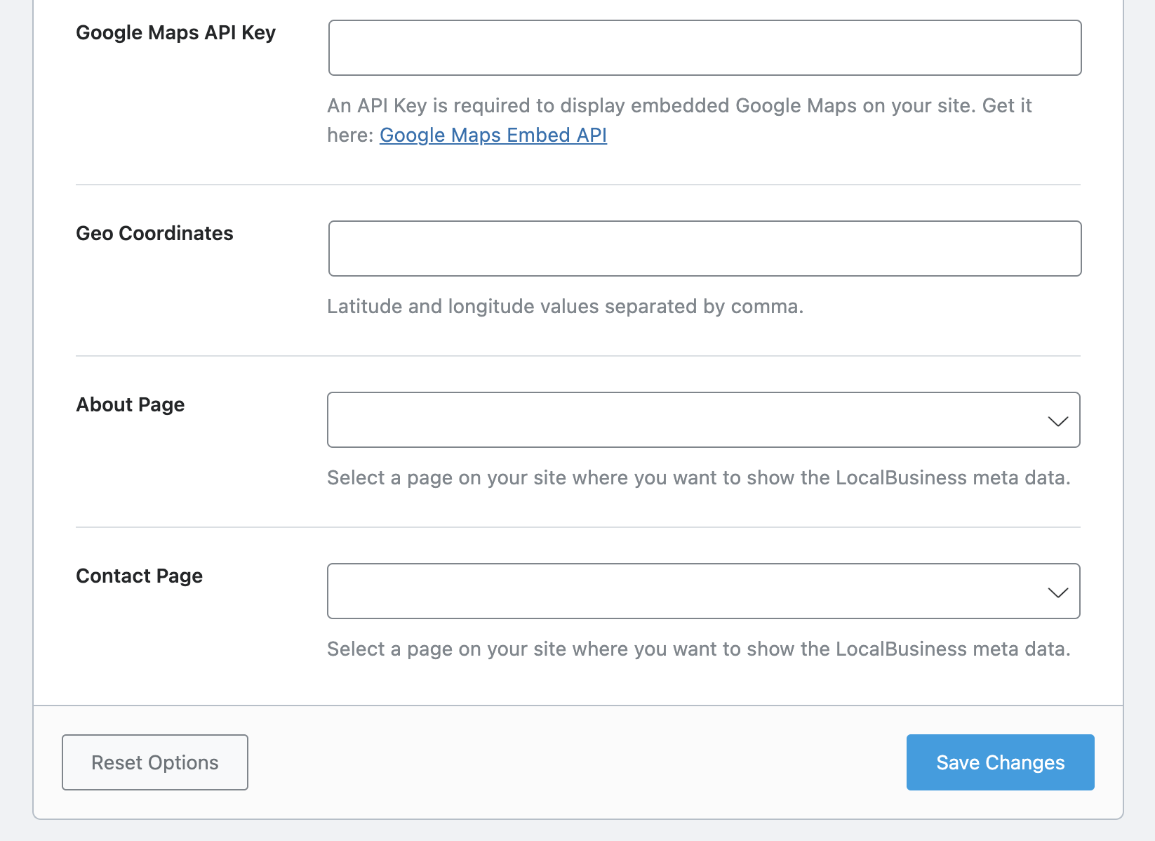 Google Maps API Key