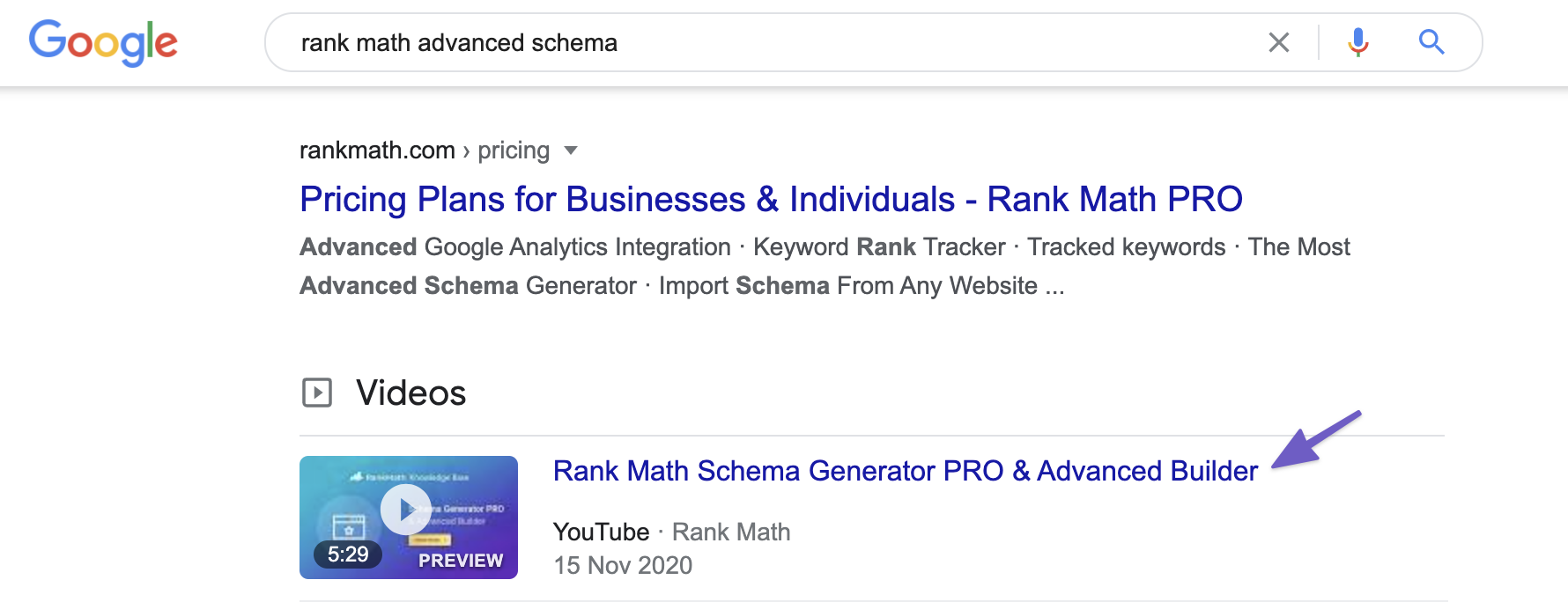 Video Schema Example Rank Math