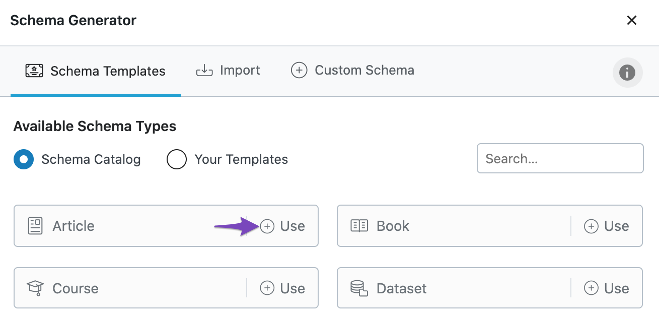 Use Article Schema