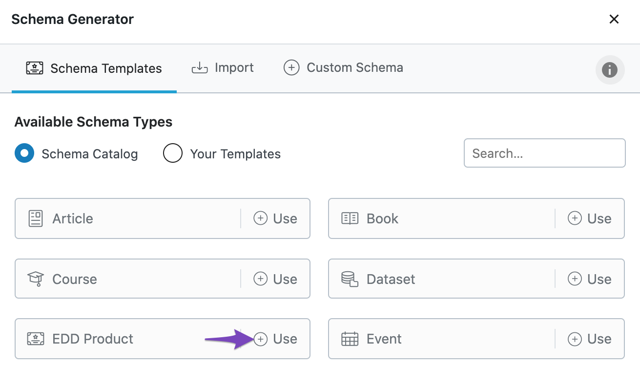 Use EDD Product Schema